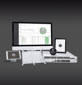 Stock image of Cisco Meraki platform on desktop